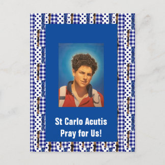 St Carlo Acutis Card