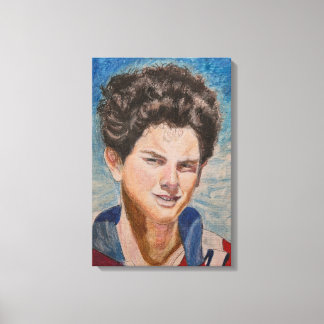 St. Carlo Acutis Portrait Canvas Print