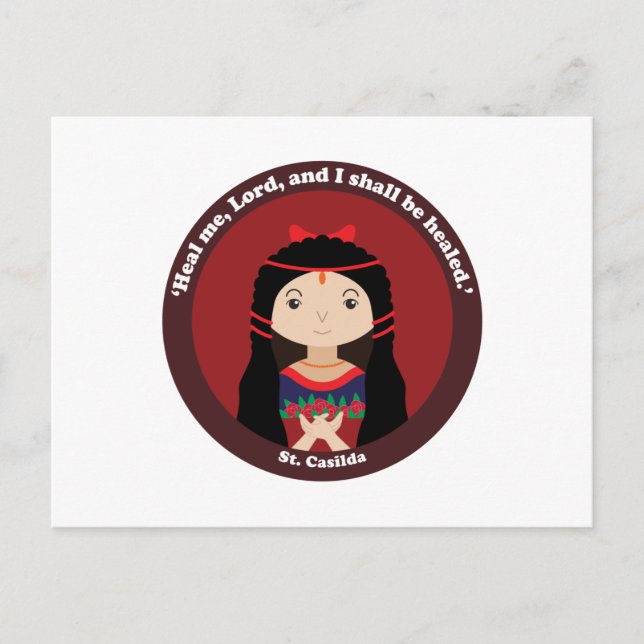 St. Casilda Postcard (Front)