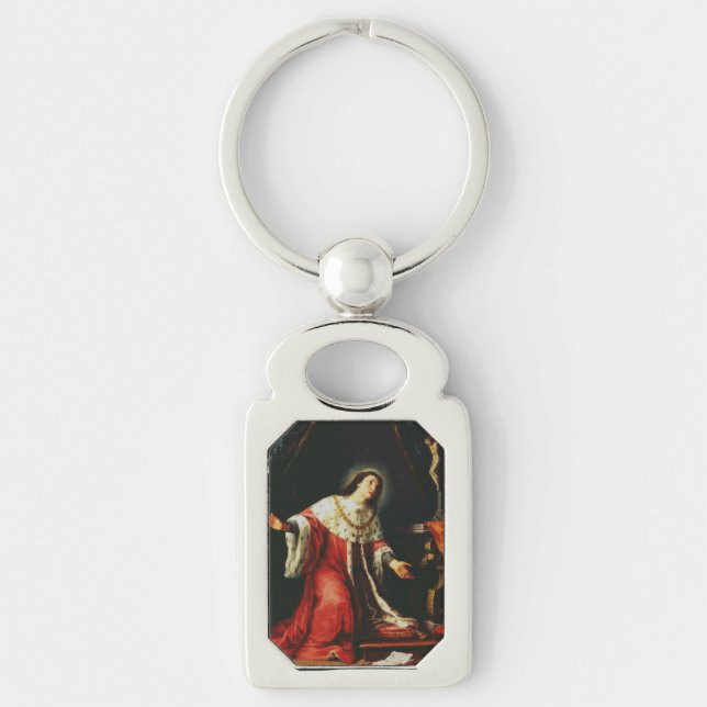 St. Casimir Jagiellon - Patron Saint of Poland Key Ring (Front)