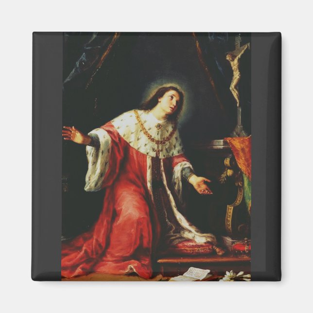 St. Casimir Jagiellon - Patron Saint of Poland Magnet (Front)
