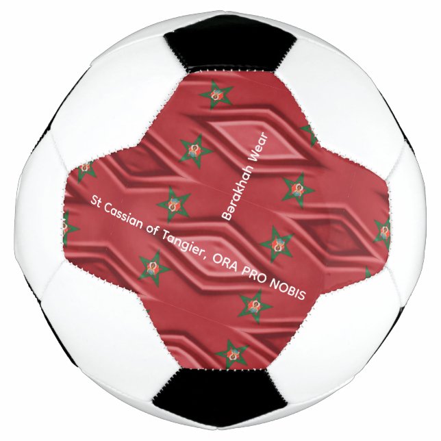 St Cassian of Tangier Soccer Ball (Front)