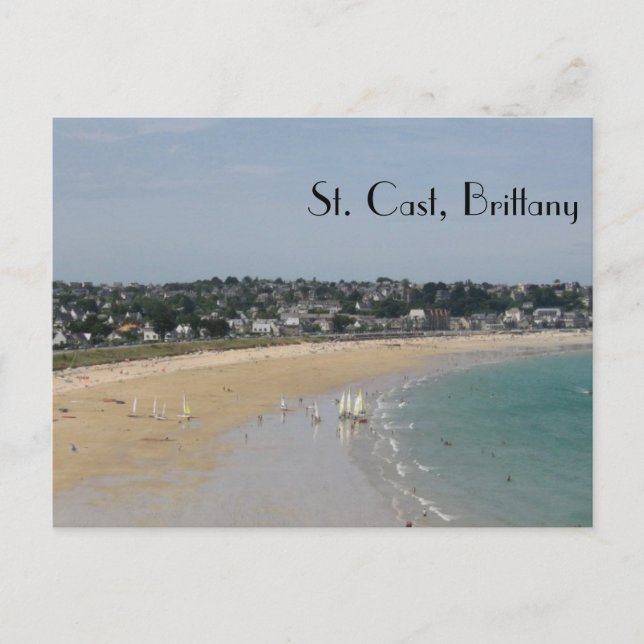 St. Cast, Brittany Postcard (Front)