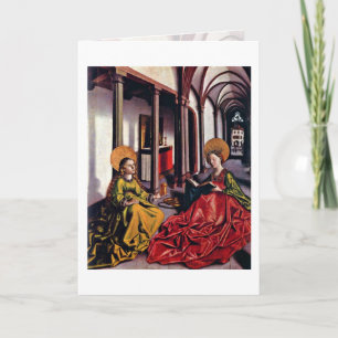 St.Catherine And Mary Magdalene By Konrad Witz Card