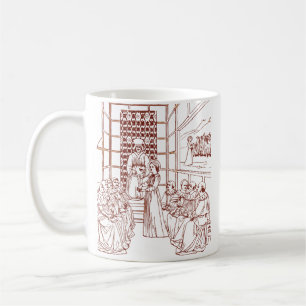 St Catherine Disputing with Scholars by Masolino Coffee Mug
