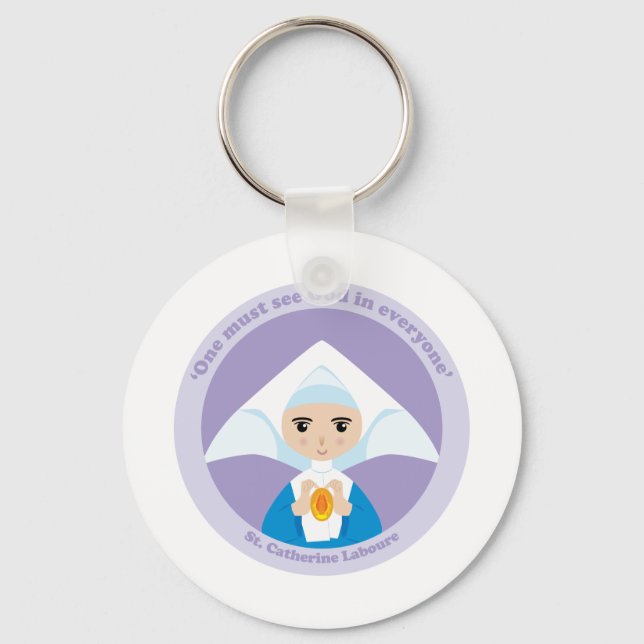 St. Catherine Laboure Key Ring (Front)