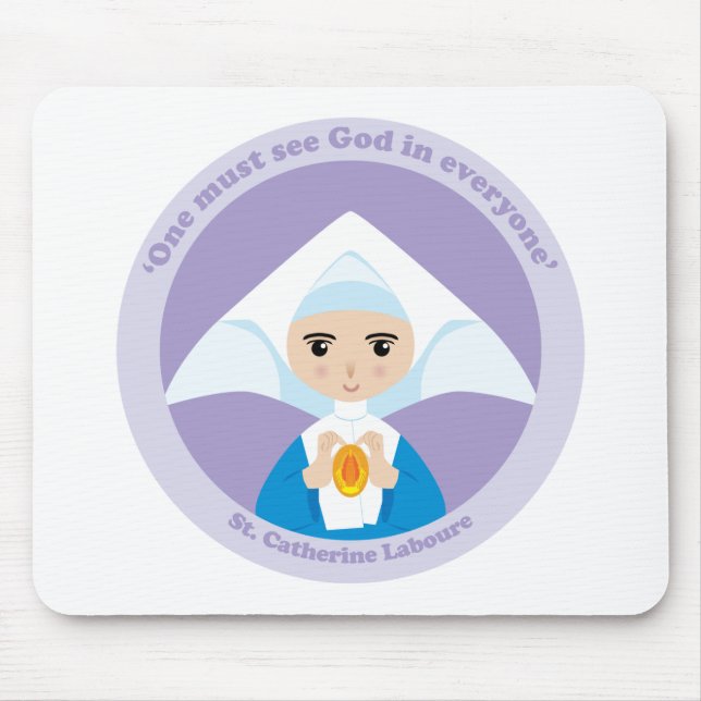 St. Catherine Laboure Mouse Pad (Front)