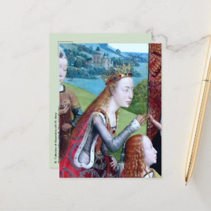 St. Catherine of Alexandria (detail; M 070) Postcard