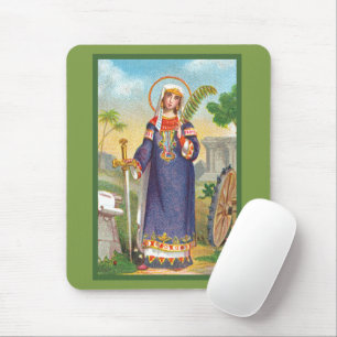 St. Catherine of Alexandria in Egyptian Dress Mouse Pad