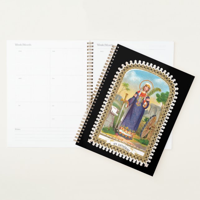 St. Catherine of Alexandria in Egyptian Dress Planner (Display)