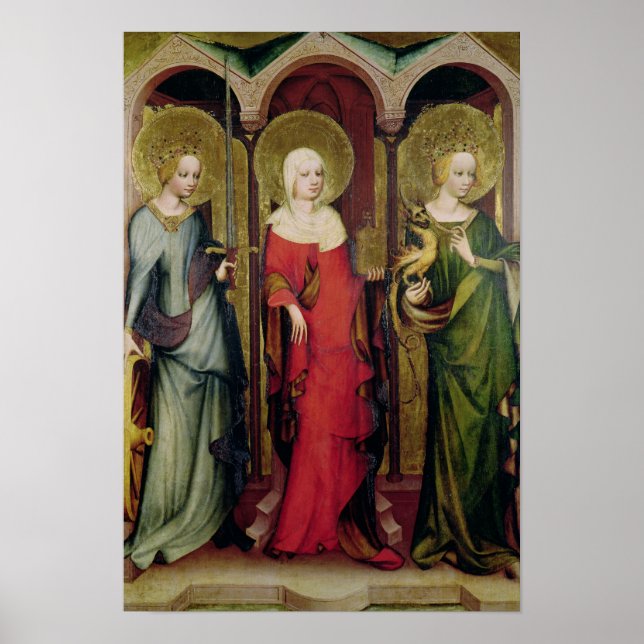 St. Catherine of Alexandria, St. Mary Poster (Front)