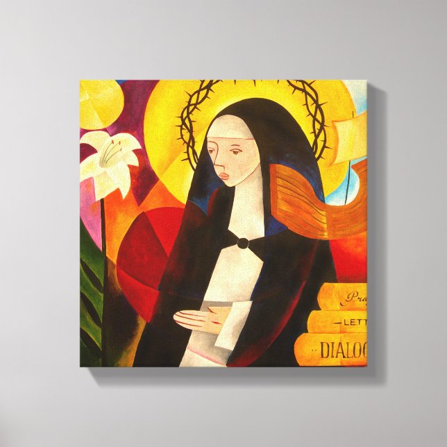 St. Catherine of Siena 2007 Canvas Print (Front)