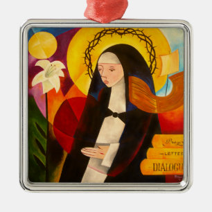 St. Catherine of Siena 2007 Metal Tree Decoration