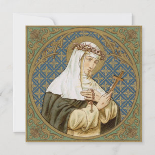 St. Catherine of Siena (BK 19) Blank Greeting Card