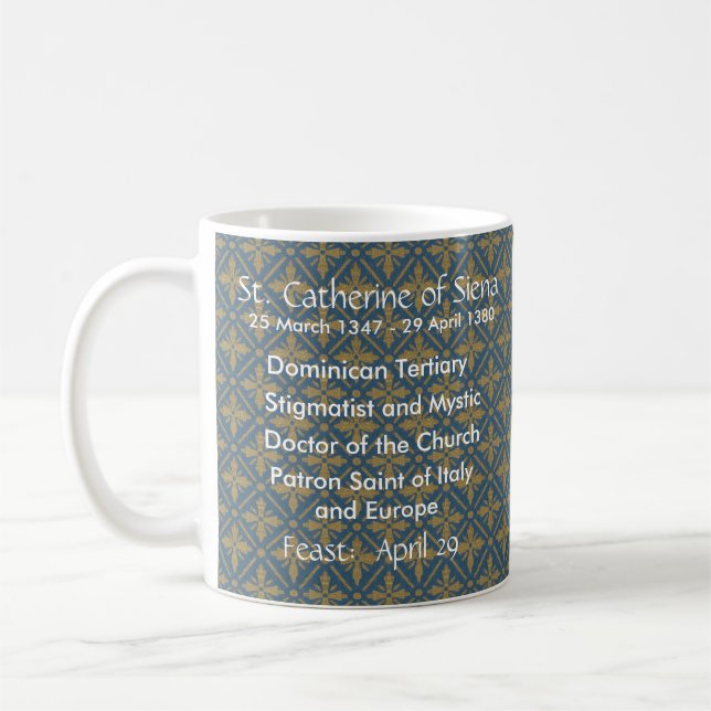 St. Catherine of Siena (BK 19) Coffee Mug 2.1b (Left)
