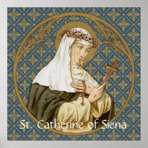St. Catherine of Siena (BK 19) Poster