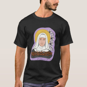 St Catherine Of Siena Catholic Purity Girls Teens T-Shirt