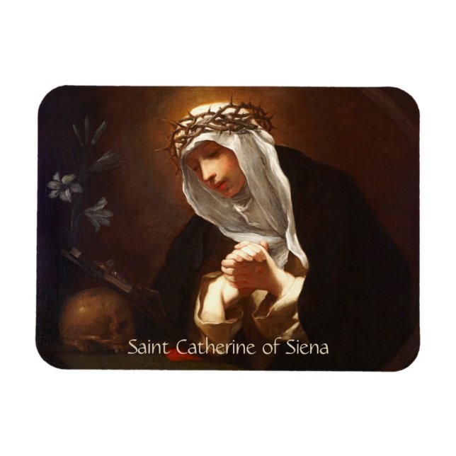 St. Catherine of Siena (Franceschini) Horizontal Magnet (Horizontal)