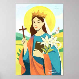 St. Catherine of Siena Poster