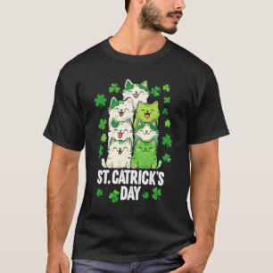 St. Catrick's Day - Cute Irish Cat St. Patrick's T-Shirt
