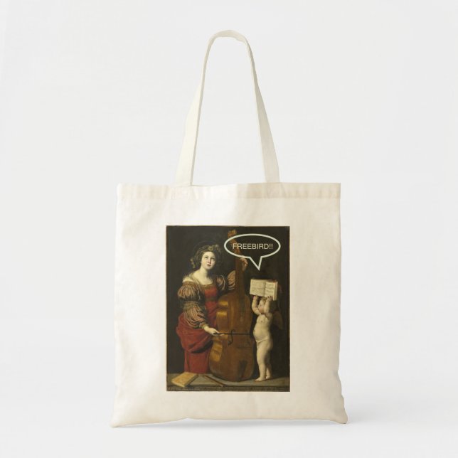 St Cecilia is so over it Tote Bag (Front)