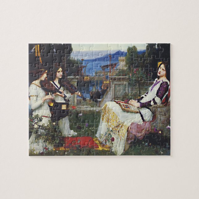 St Cecilia -  John William Waterhouse Jigsaw Puzzle (Horizontal)