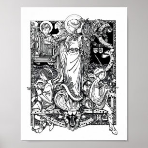 St. Cecilia of Rome 8" x 10" Print