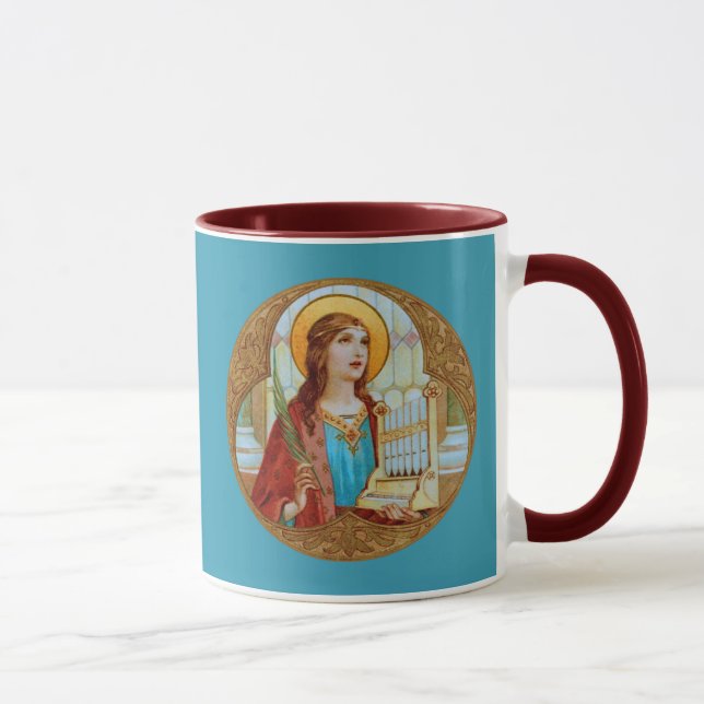 St. Cecilia of Rome (BK 003) Coffee Mug 2 (Right)