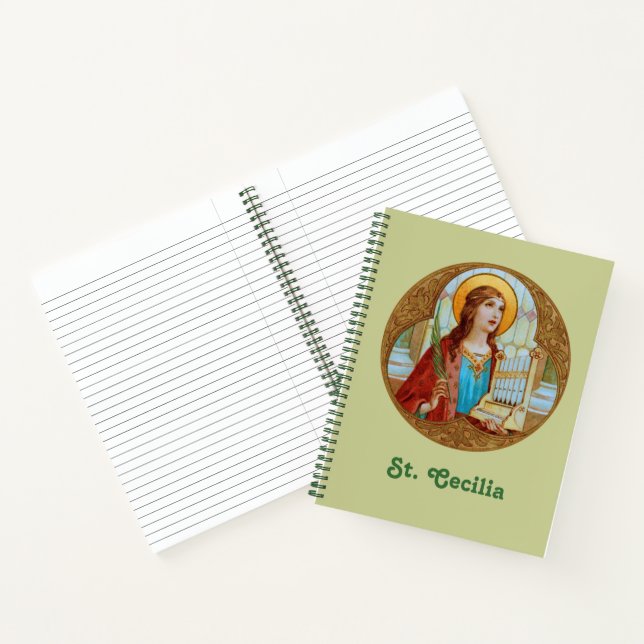 St. Cecilia of Rome (BK 003) Notebook (Inside)