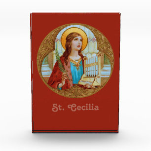 St. Cecilia of Rome (BK 003) Vertical Photo Block