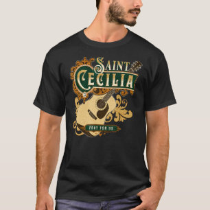 St Cecilia of Rome Patron Saint of Music Catholic T-Shirt