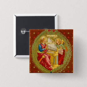 St. Cecilia of Rome (SNV 36) 15 Cm Square Badge