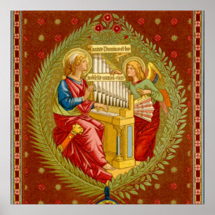 St. Cecilia of Rome (SNV 36) Poster