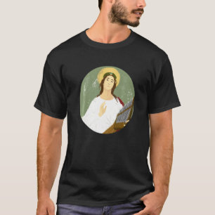 St Cecilia Patron Saint Of Musicians Catholic Musi T-Shirt