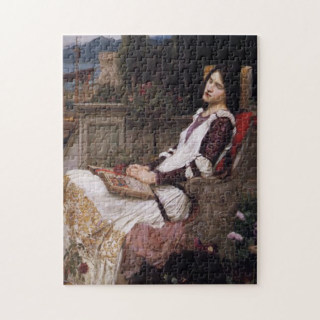 St Cecilia - Waterhouse Jigsaw Puzzle (Vertical)