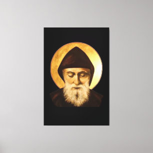 St Charbel Makhlouf (40" x 60") CHURCH-SIZE Canvas Print