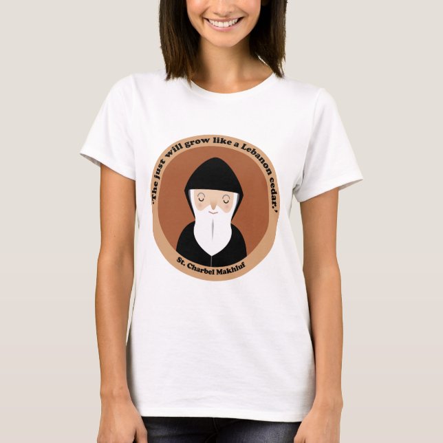 St. Charbel Makhluf T-Shirt (Front)