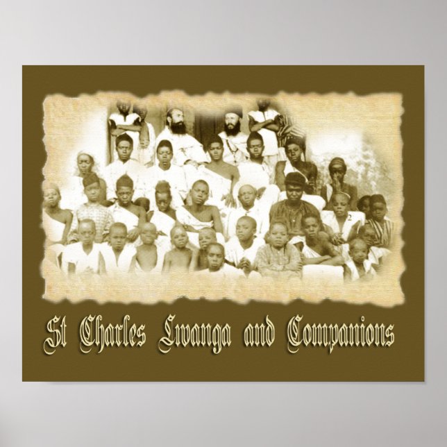 ST CHARLES LWANGA AND COMPANIONS POSTER (Front)