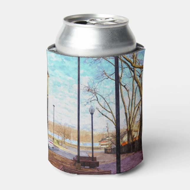 St Charles Walkway Painterly Can Cooler (Can Front)