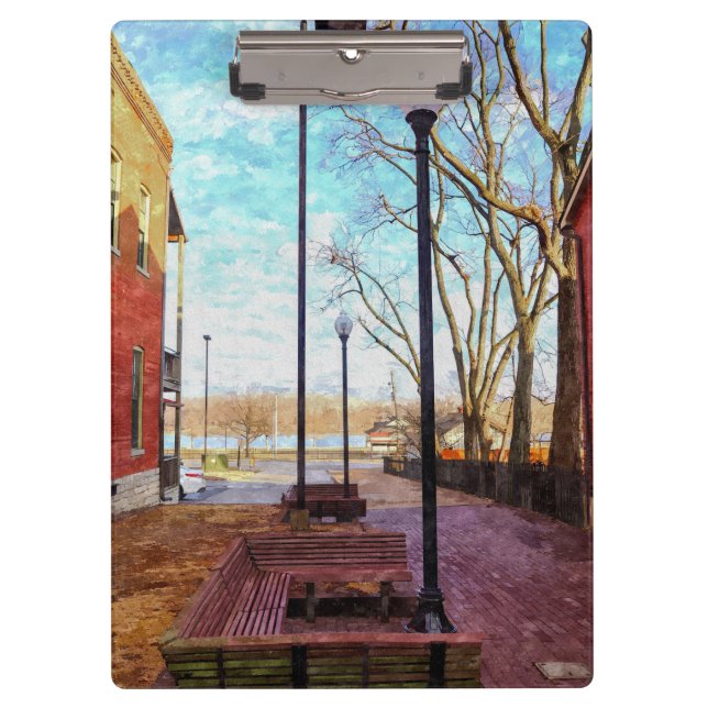 St Charles Walkway Painterly Clipboard (Front)