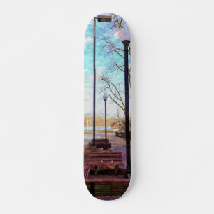 St Charles Walkway Painterly Skateboard