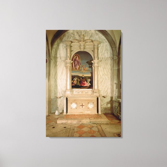 St. Christina Altarpiece Canvas Print (Front)