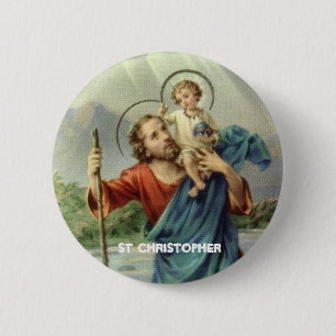 St Christopher Button