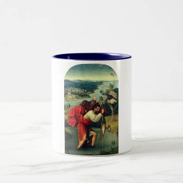 St. Christopher by Bosch Two-Tone Coffee Mug (Center)