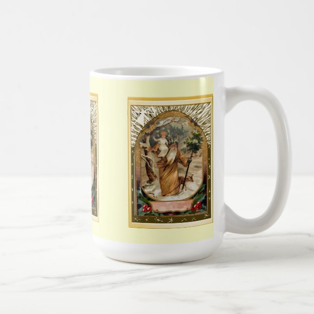 St Christopher carrying the child Jesus Coffee Mug (Right)