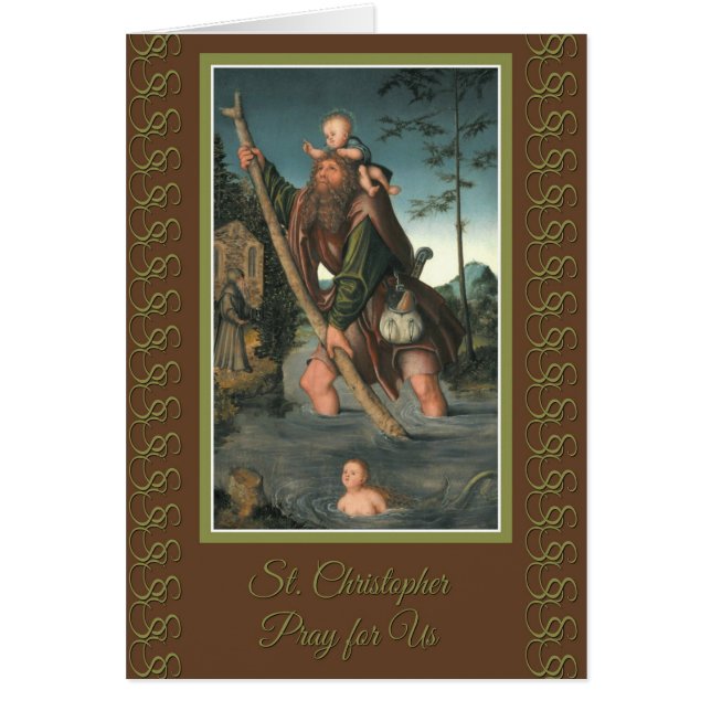St. Christopher & Christ Child Motorist Patron (Front)