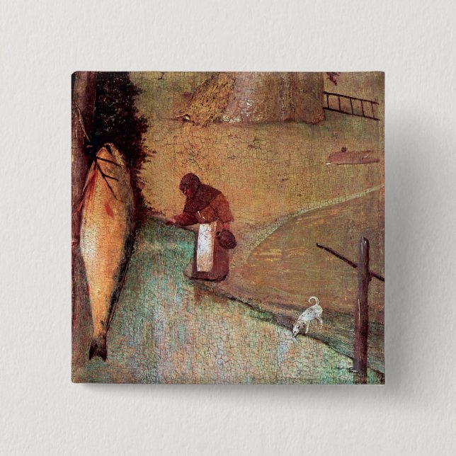 St. Christopher, detail 3 button (Front)