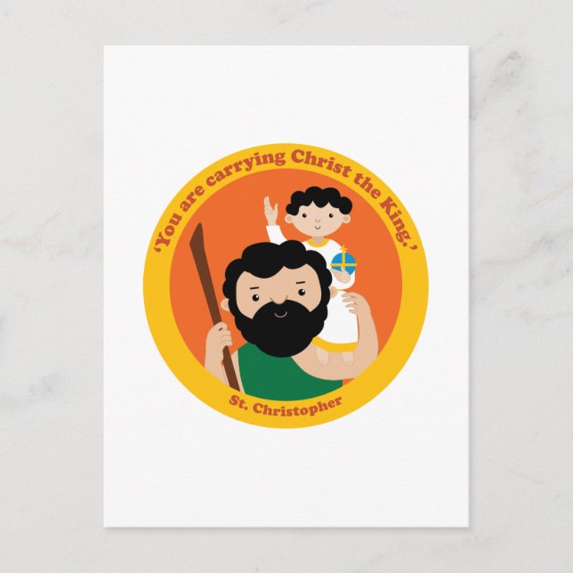 St. Christopher Postcard (Front)