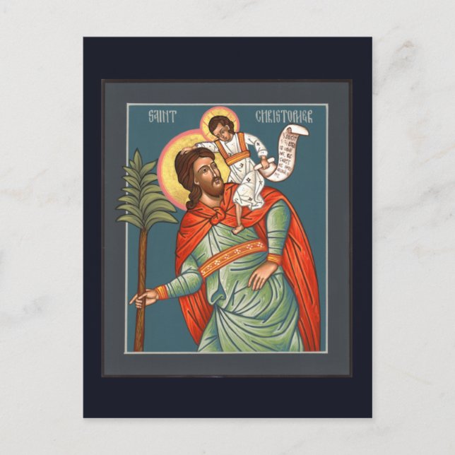 St. Christopher Prayer Card (Front)