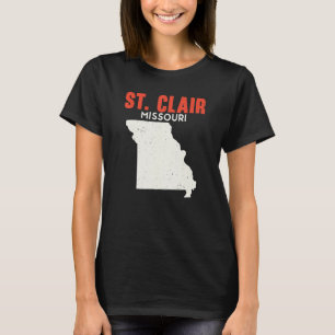 St Clair Missouri USA State America Travel Missou T-Shirt